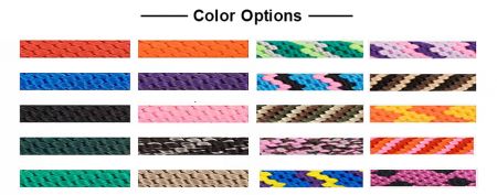 編み込みペットカラーのカスタマイズ可能な色合わせ