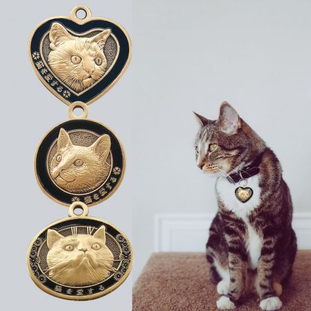 Custom Dog Name Tags With Logo.