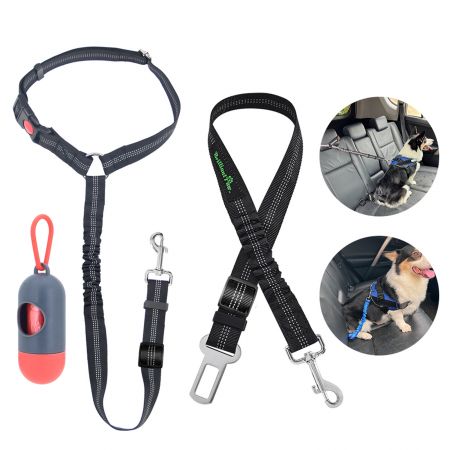 Cintura di sicurezza per cani per auto disponibile in magazzino - Cintura di sicurezza all'ingrosso per cani in stock