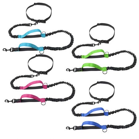 Эластичный поводок для кошек с ошейником.