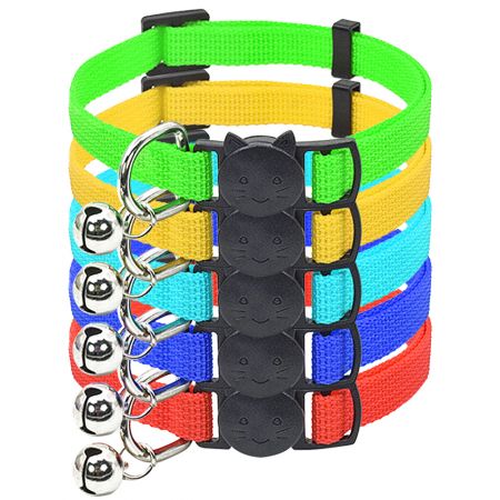 Vòng cổ mèo tháo nhanh với chuông.