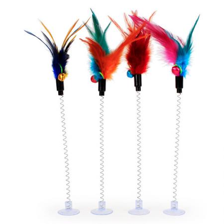 Оптовая игрушка для кошек - палка для дразнения.