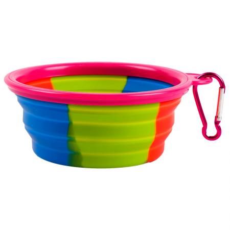 קערת כלבים מקוטעת מתקפלת.