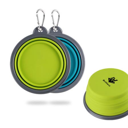 קערת כלבים מתקפלת עם הדפסה.