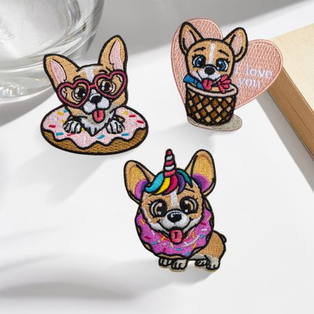 Parche bordado duradero para gorras.