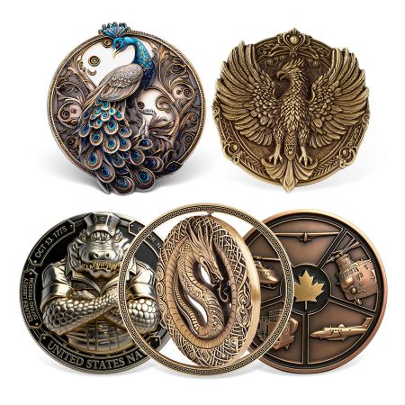 Custom 3D Challenge Coin - OEM Factory Supply Custom 3D Souvenir Coins