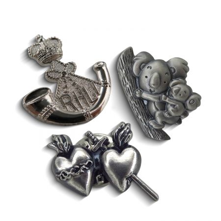 Tailored Pin Badges with 3D Designs.
