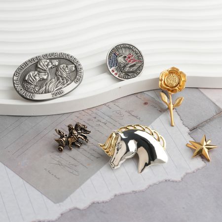 Personalized 3D Lapel Pins for Branding.