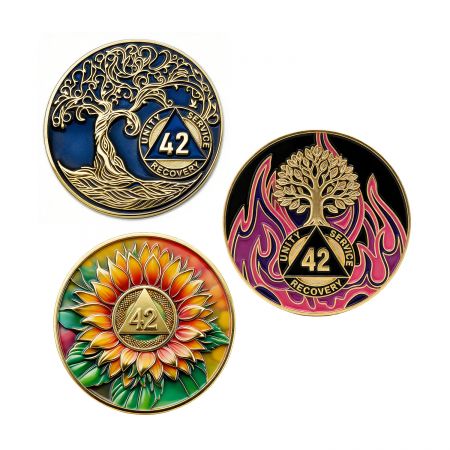 Moedas de recuperação sob medida para branding.