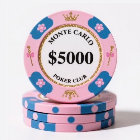 Benutzerdefinierte ABS-Kunststoff-Glücksspiel-Tokens.
