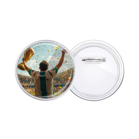 Botão de Acrílico Personalizado para Eventos.