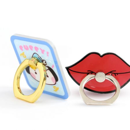 Supporto per telefono con anello stampato personalizzato.