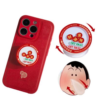 Popgrip per telefono in acrilico personalizzato e girevole in varie forme.