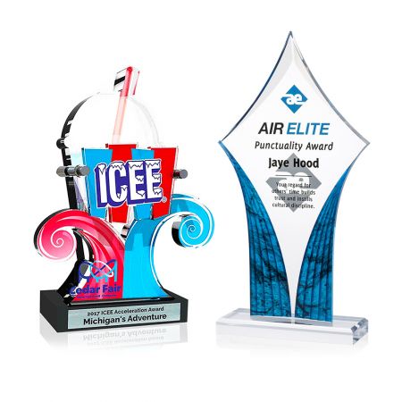 Custom Acrylic Trophy - Customizable Design Custom Acrylic Trophy