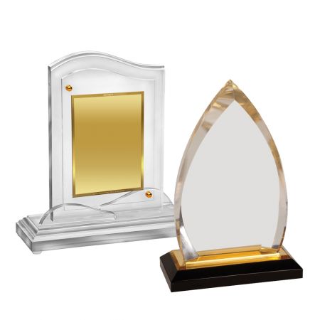 Werbe maßgeschneiderte Acrylpreise graviert.