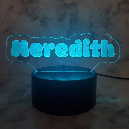 Werbebeleuchtete maßgeschneiderte 3D-LED-Illusionslampe.