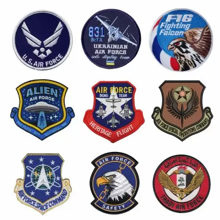 Emblema personalizado da Força Aérea - Emblemas personalizados da Força Aérea direto da fábrica