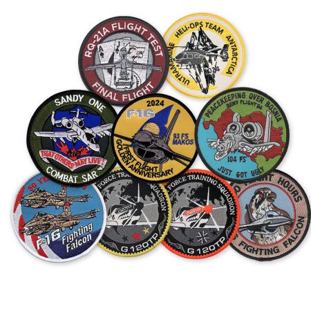 High Quality Custom Airforce Patches.
