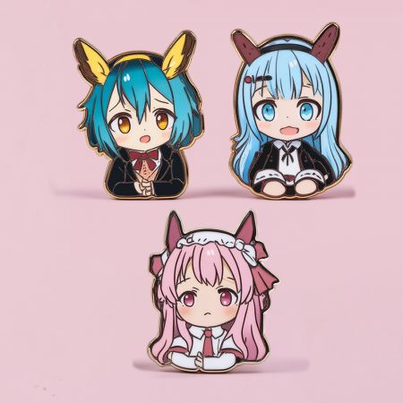 Pins de Lapela de Anime Personalizados.