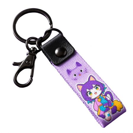 Custom Anime Wristlet Strap Keychain - Durable Personalized Anime Wrist Lanyards