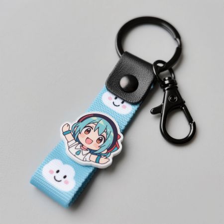 Cheap Custom Anime Keychain Straps.
