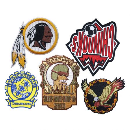 Patch per abbigliamento personalizzati.