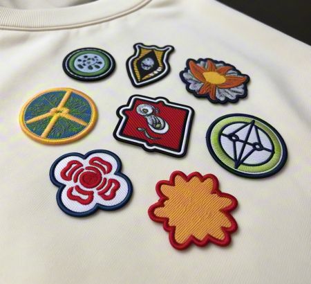 도매 자수 의류 패치.