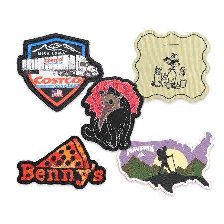 رقع قماش مخصصة.