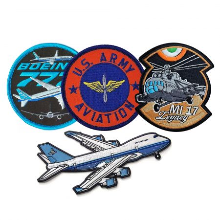 Patch de Aviação Personalizado - Patch de Bordado de Aviação Personalizado