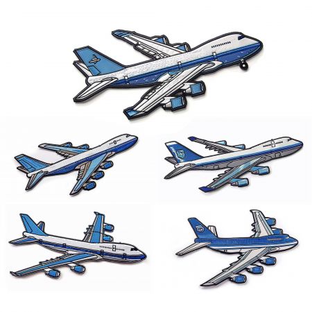 Benutzerdefinierte Pilotlederabzeichen.