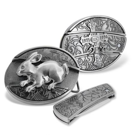 Customized Knife Belt Buckle.
