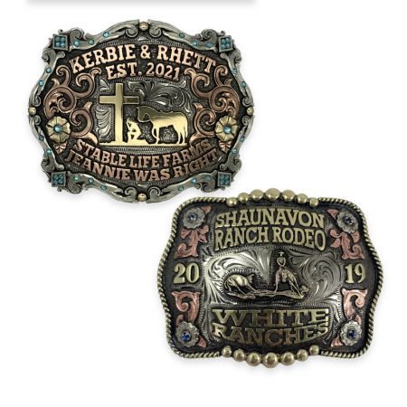 Fivelas de Cinto Personalizadas no Estilo Ocidental.