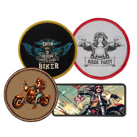 Custom Biker Printed Patch - Custom Motorcycle Patches