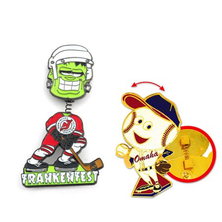 Shake Brooch Badge.