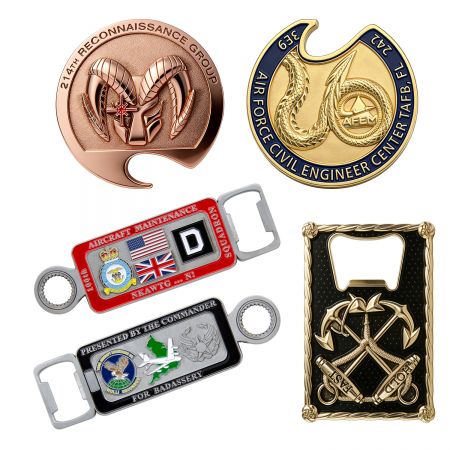 Custom Logo Bottle Opener Coins Supplier.