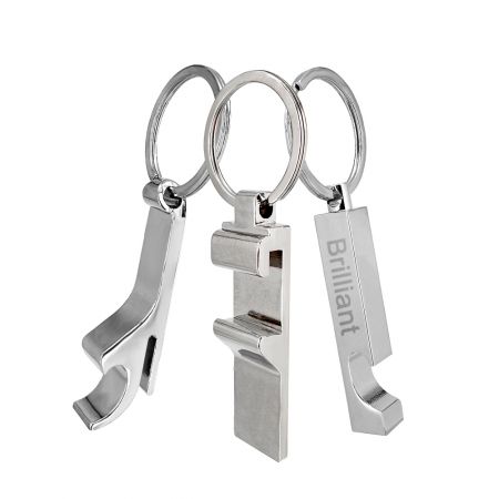 Personnalisation de porte-clés ouvre-bouteille cadeau.