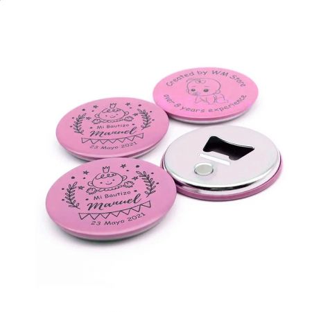 פותחן בקבוק עם סיכת כפתור במחיר נמוך.