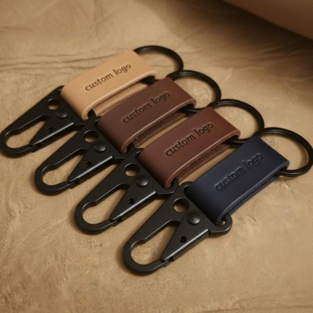 Прочные кожаные брелоки для ключей для мужчин.