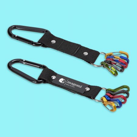 Personalized Carabiner Lanyard Key Ring.