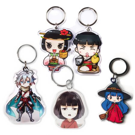 Custom Cartoon Acrylic Keychain