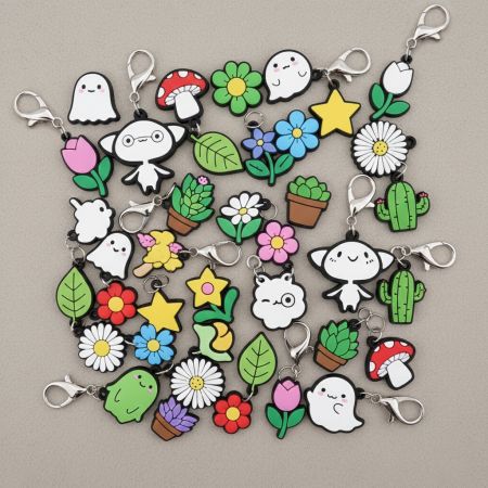 맞춤형 소프트 PVC 장식품.