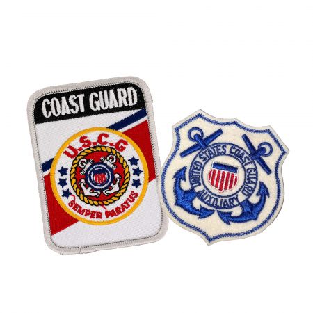 Custom Official Coast Guard Embroidery Patch.