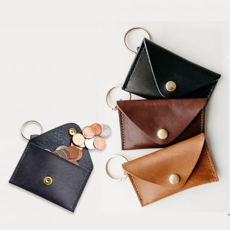 Поставщик прочных монетниц с кольцом для ключей.