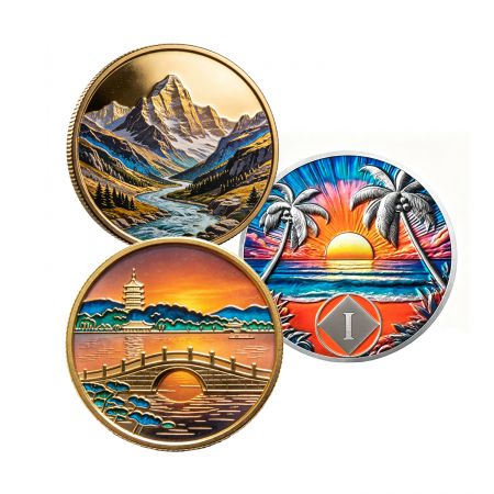 Moedas de Edição Limitada Impressas em UV Personalizadas.