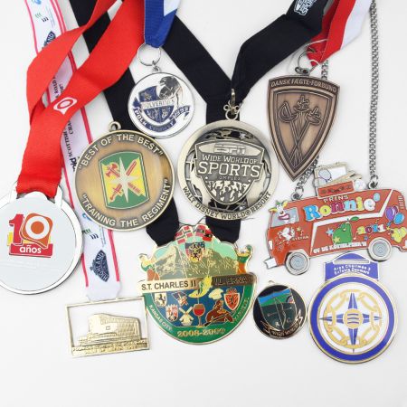 Custom Corporate Award Medal - Custom Corporate Award Medal with Different Plating