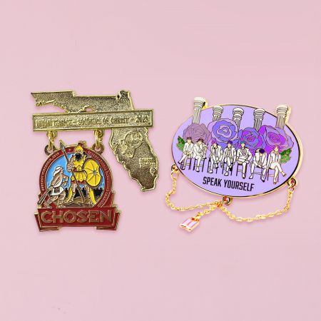 Ghim cổ treo tùy chỉnh.