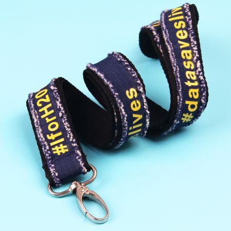 Пользовательский ланъярд из ткани дунгаре.