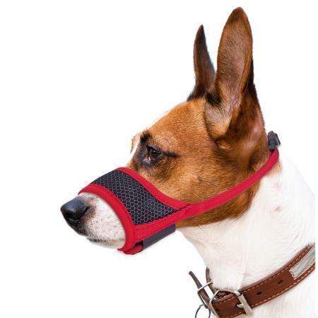 Pelindung Mulut Anjing yang Dapat Disesuaikan untuk Menggonggong.