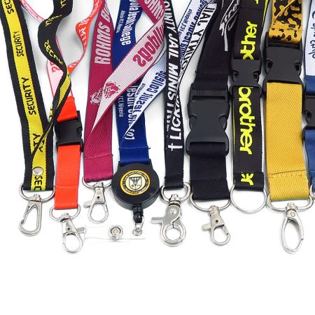 Custom Double Color Lanyard - Custom Double Design Lanyard