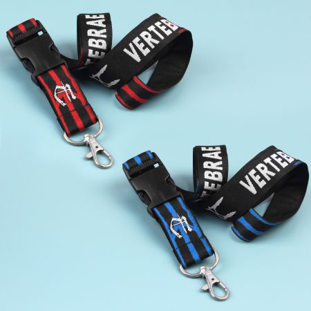 Personalized Two-layer Woven Lanyard.